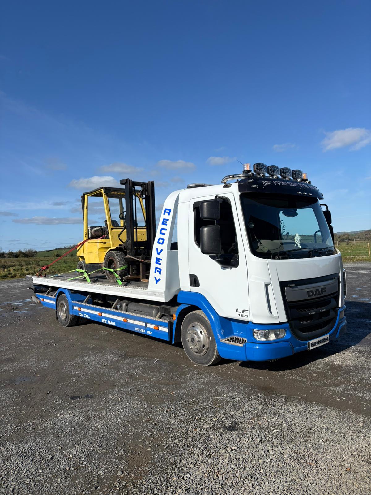 MD Recovery truck with forklift, Cavan
